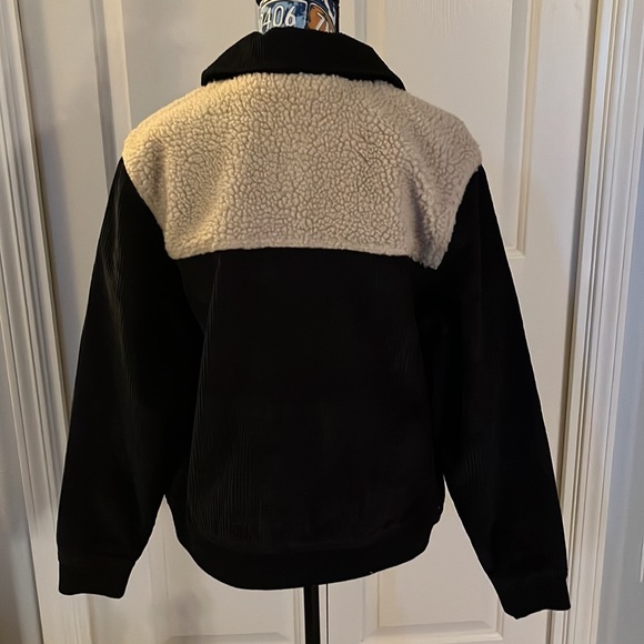 NWT Roxy Sherpa-Corduroy Jacket - Picture 9 of 14